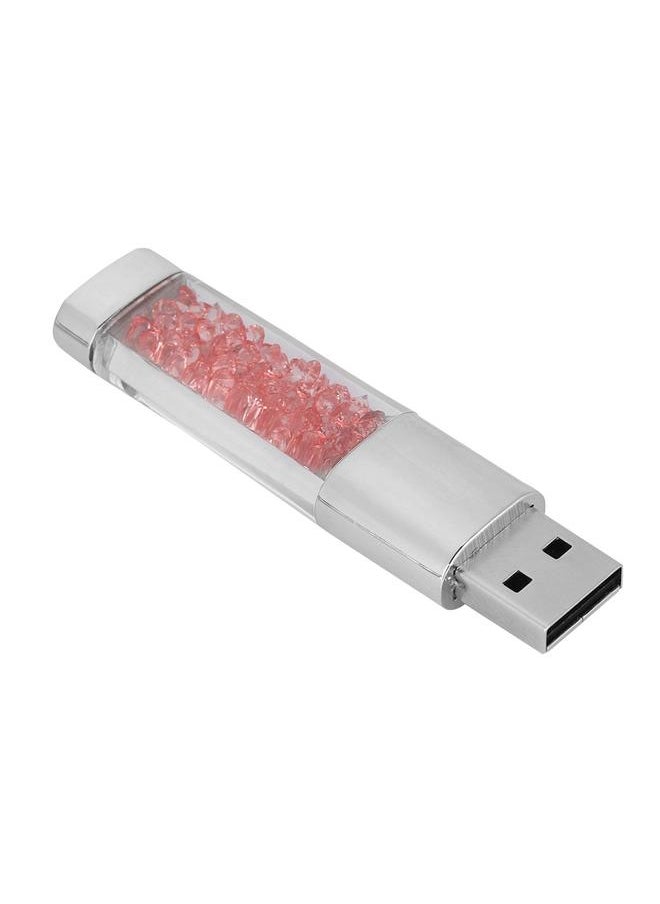 Unique U Disk USB 2.0 Breathing Light Crystal Flash Drive Memory Stick (32G)