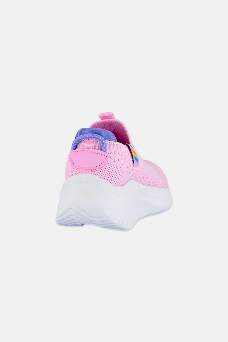 Mudd Toddlers Girl Slip On Outdoor Shoes, Pink - Image 3
