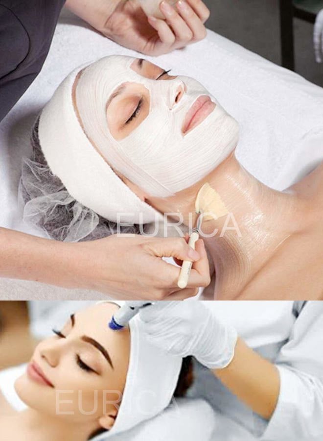 EUICAE Spa Headband Hair Wrap Sweat Headband Head Wrap Hair Towel Wrap Non-slip Stretchable Washable Makeup Headband for Face Wash Facial Treatment Sport Fits All White (White) - Image 5