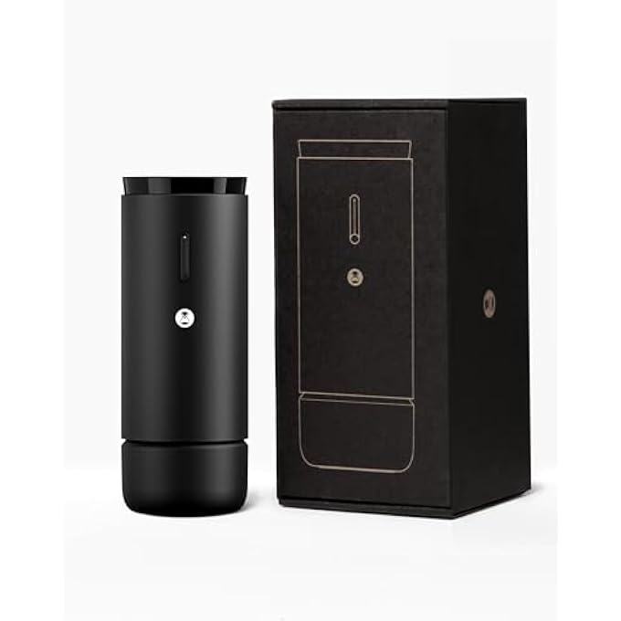 تايم مور مطحنة القهوة الرقمية Whirly 01S بلاك - Image 2