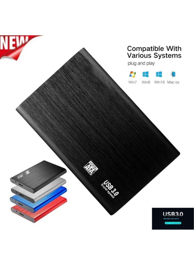 Export Portable Mobile Hard Disk 2T1T Explosions USB3.0 Solid State/mechanical Mobile Hard Disk-Capacity:2TB-Interface:Silver - Image 1