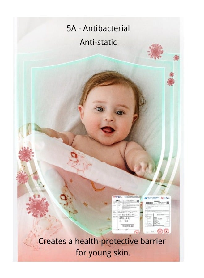 EMXEE Baby Blanket, Soft Baby Blanket for Girl and Boy, Toddler Baby Newborn Plush Dot Security Blanket for Nursery Stroller Infant Crib Blanket - Image 3