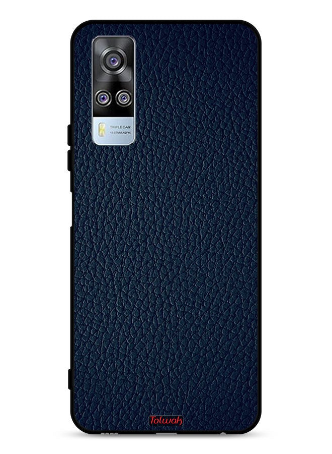 Tolwak vivo Y51 2020 Protective Case Cover Leather Pattern - Image 1