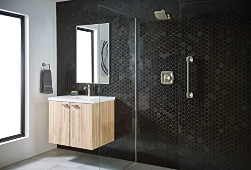 Moen YG5124BN Bathroom Safety 24-Inch Stainless Steel Transitional Bathroom Grab Bar, Brushed Nickel - Image 2