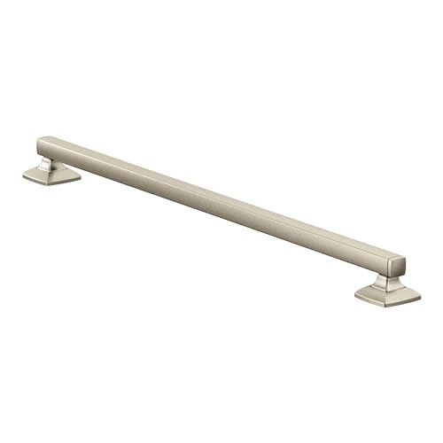 Moen YG5124BN Bathroom Safety 24-Inch Stainless Steel Transitional Bathroom Grab Bar, Brushed Nickel - Image 1