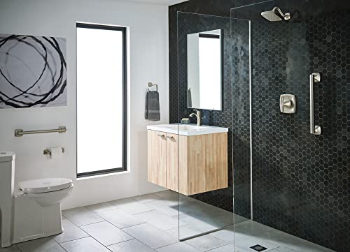 Moen YG5124BN Bathroom Safety 24-Inch Stainless Steel Transitional Bathroom Grab Bar, Brushed Nickel - Image 5