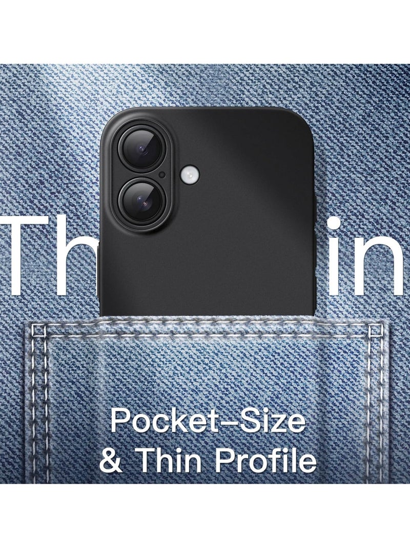 Ultra Slim (0.35mm) Case for iPhone 16 – Lightweight Matte Finish with Full Camera Lens Protection - Image 5