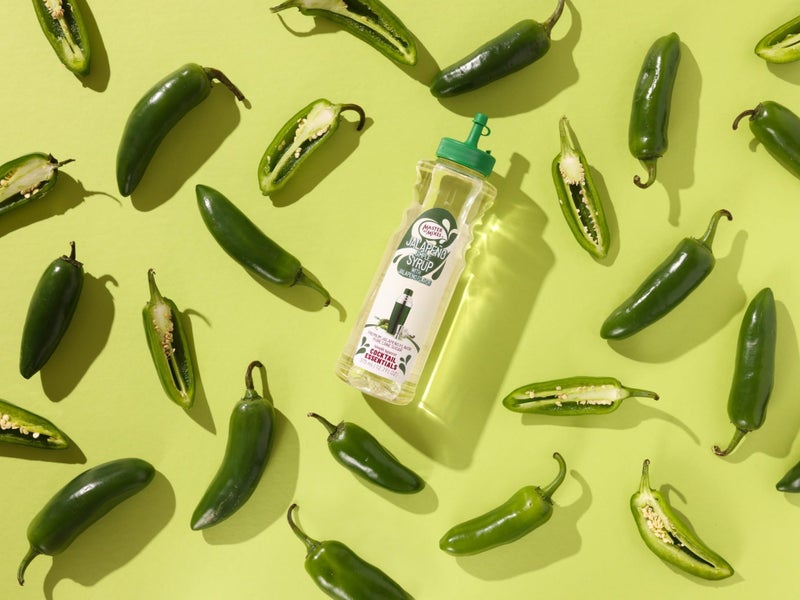 Master of Mixes Cocktail Essentials Jalapeño Simple Syrup, 375 ML Bottle (12.7 Fl Oz) - Image 2