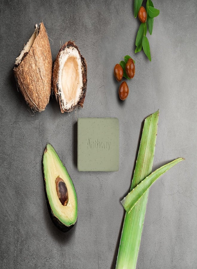 Anthony Men's Buff It Hydrating Soap Bar, 5 Oz, Pack of 3 - Contains Jojoba Beads, Aloe Extract, Avocado & Coconut Oils for Hydrating & Nourishing Body Skin - Image 4