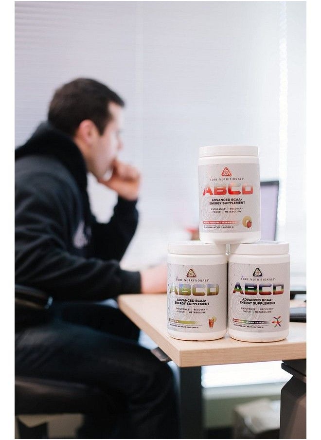 Core Nutritionals - Platinum Abcd Advanced Bcaa Energy Supplement Improves Endurance Recovery And Focus 30 Servings (White Pineapple Strawberry) - Image 1