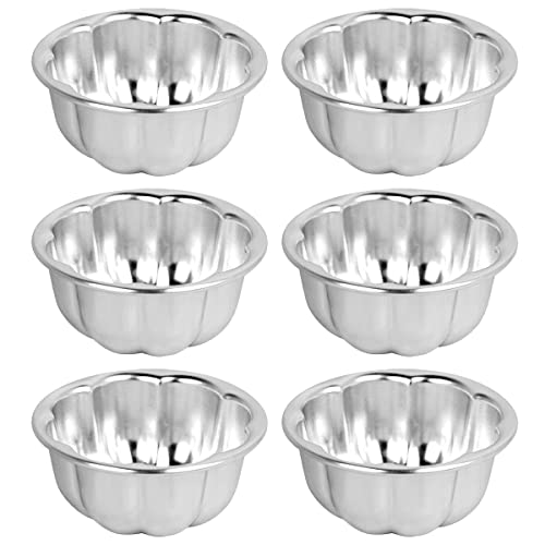 Weilan Cup Cake Molds Aluminum for Jello Nonstick Pudding Pan Cupcake Muffin Cups Cake Tartlets Baking Tool (3.5 x1.6inch) - Image 1