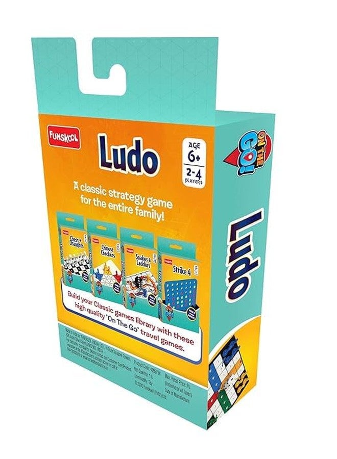 فنسكول ألعاب فان سكول، لعبة لودو للسفر، لعبة استراتيجية كلاسيكية، ألعاب سفر كلاسيكية محمولة، للأطفال والعائلة، من 2 إلى 4 لاعبين، من عمر 6 سنوات فما فوق، متعددة الألوان - Image 3