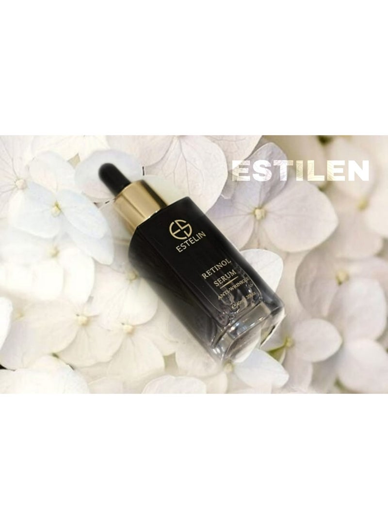 ESTELIN Retinol Anti-Wrinkle Serum for Firming, Fine Line Reduction & Smooth Skin 40 ml - Image 3