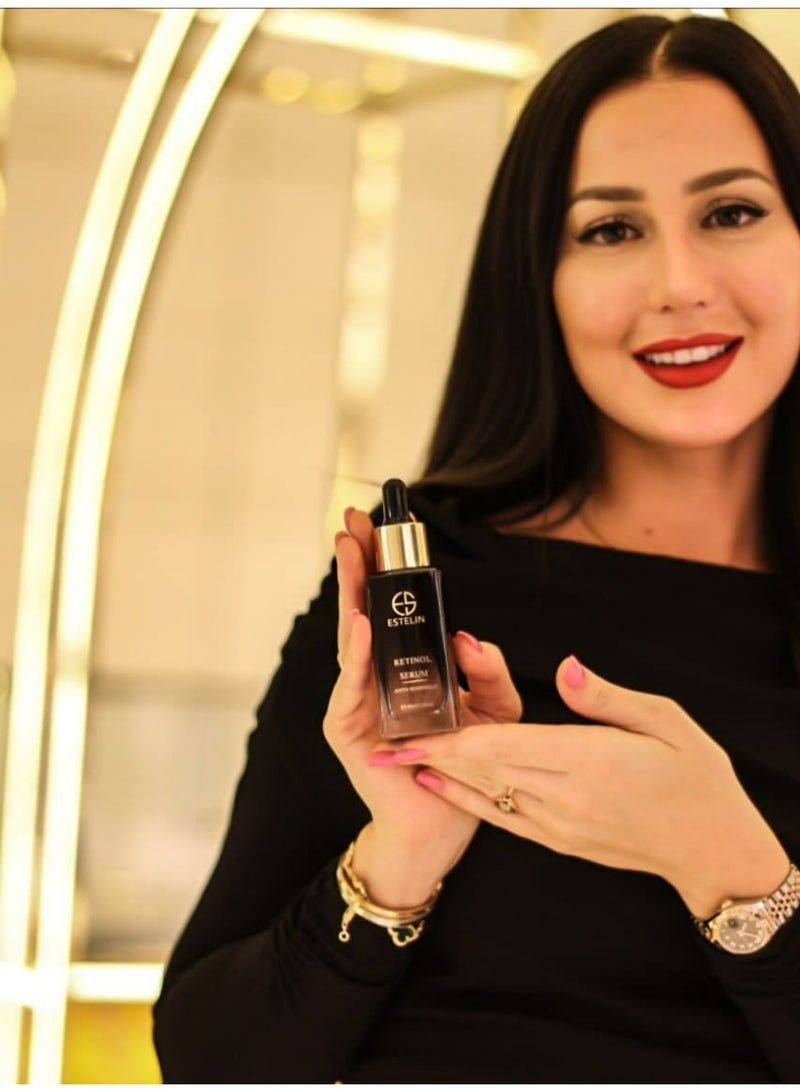 ESTELIN Retinol Anti-Wrinkle Serum for Firming, Fine Line Reduction & Smooth Skin 40 ml - Image 4