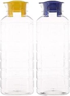 Lamsa Plast Lamsa Plast Plastic Water Bottle, 1.5 Liter Set Of 2 Pieces - Multi Color 