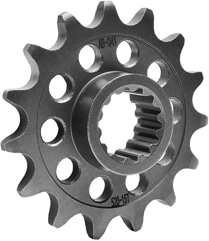 Motorcycle Front And Rear Sprocket Set 46T 15T 520 Pitch Front Color - Image 1