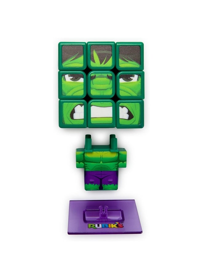 Rubik's Rubik’s Cubers Marvel The Hulk 3x3 Magnetic Puzzle  - Image 2