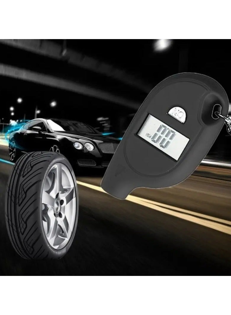 Generic Digital LCD Tire Pressure Gauge – Air Pressure Tester for Car & Motorcycle Tires, Portable Manometer with Backlit Display  - Image 1