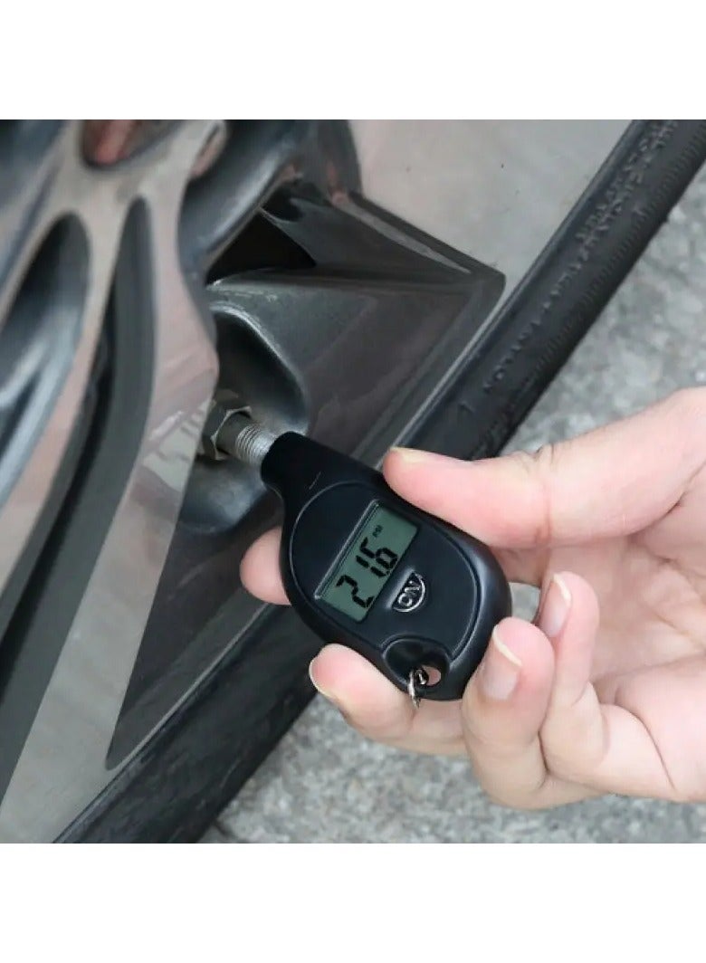 Generic Digital LCD Tire Pressure Gauge – Air Pressure Tester for Car & Motorcycle Tires, Portable Manometer with Backlit Display  - Image 2