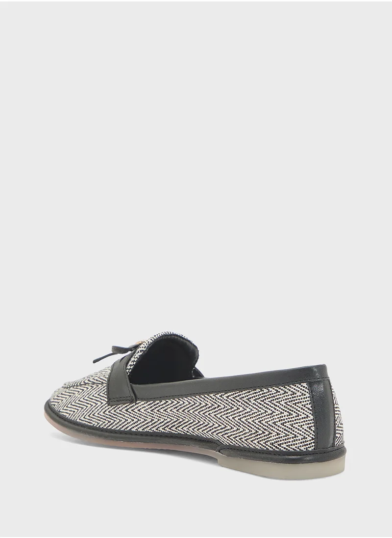 Pink Step Tweed Loafer