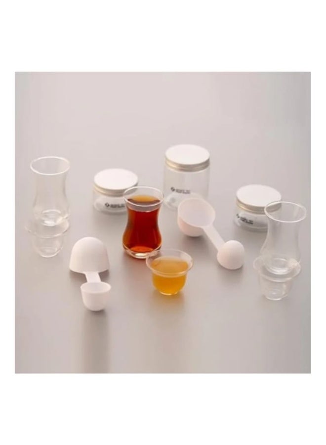 Electric Arabic Coffee Maker and Tea Kettle Set – Stainless Steel – 1000ml Dallah & 1500ml Kettle – Shared Heating Base – 1000W - Image 4