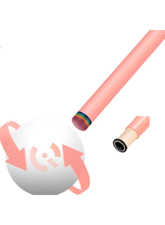 ACCURACY Zhundu Butterfly Pool Cue, Pink Front Arm Cue, Box Set, Detachable, Large Tip, Black 8, Nine-Ball, Medium Eight-Ball Cue - Image 2