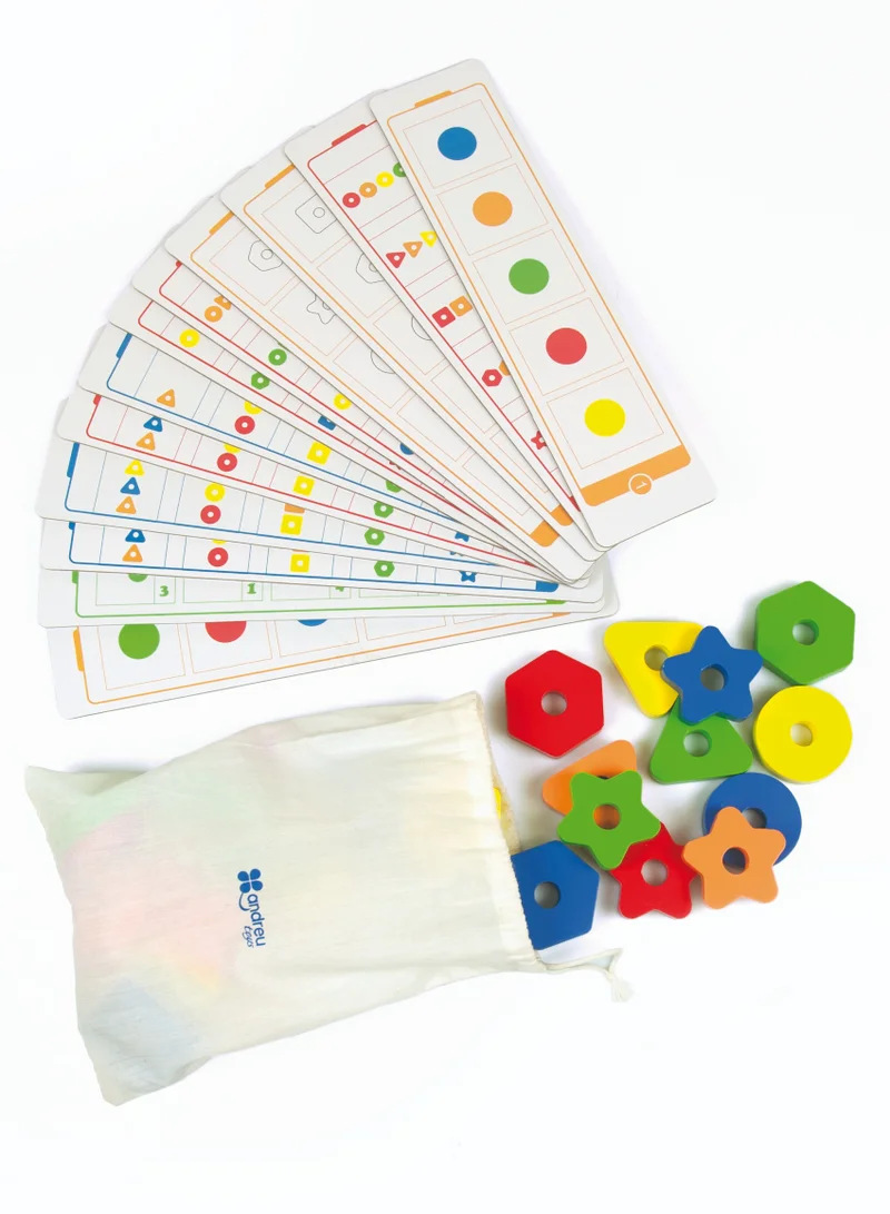 andreu Toys Geo String Shapes