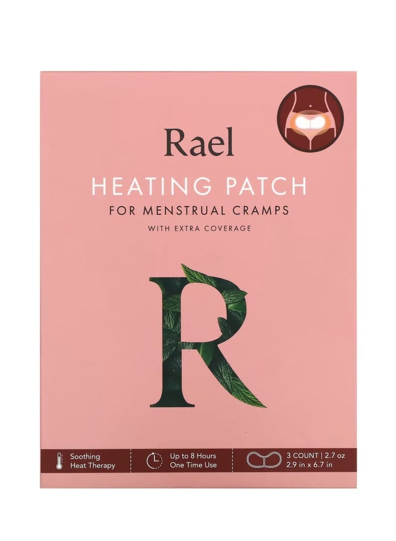 Rael Rael Heating Patch for Menstrual Cramps 3 Count - Image 1