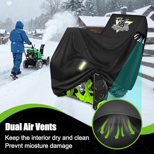 Mionovity 800D Snow Blower Cover, Snowblower Covers Waterproof Outdoor fits Ariens, Cub Cadet, Honda, EGO, Toro, Snow Joe - Image 4