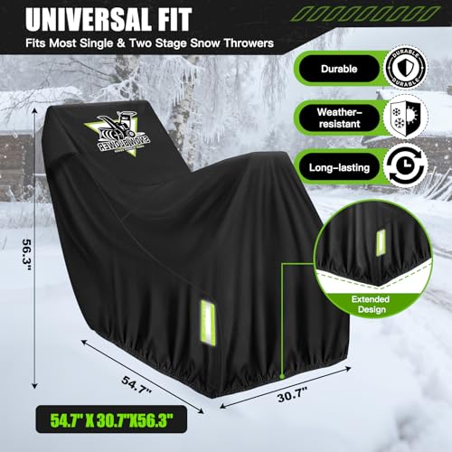 Mionovity 800D Snow Blower Cover, Snowblower Covers Waterproof Outdoor fits Ariens, Cub Cadet, Honda, EGO, Toro, Snow Joe - Image 5