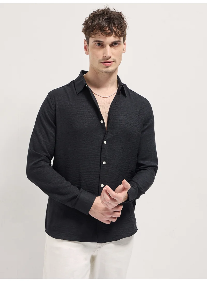 ذا بير هاوس Men’s Long Sleeve Shirt – Classic, Comfortable and Stylish Essential for Work, Travel or Casual Outings