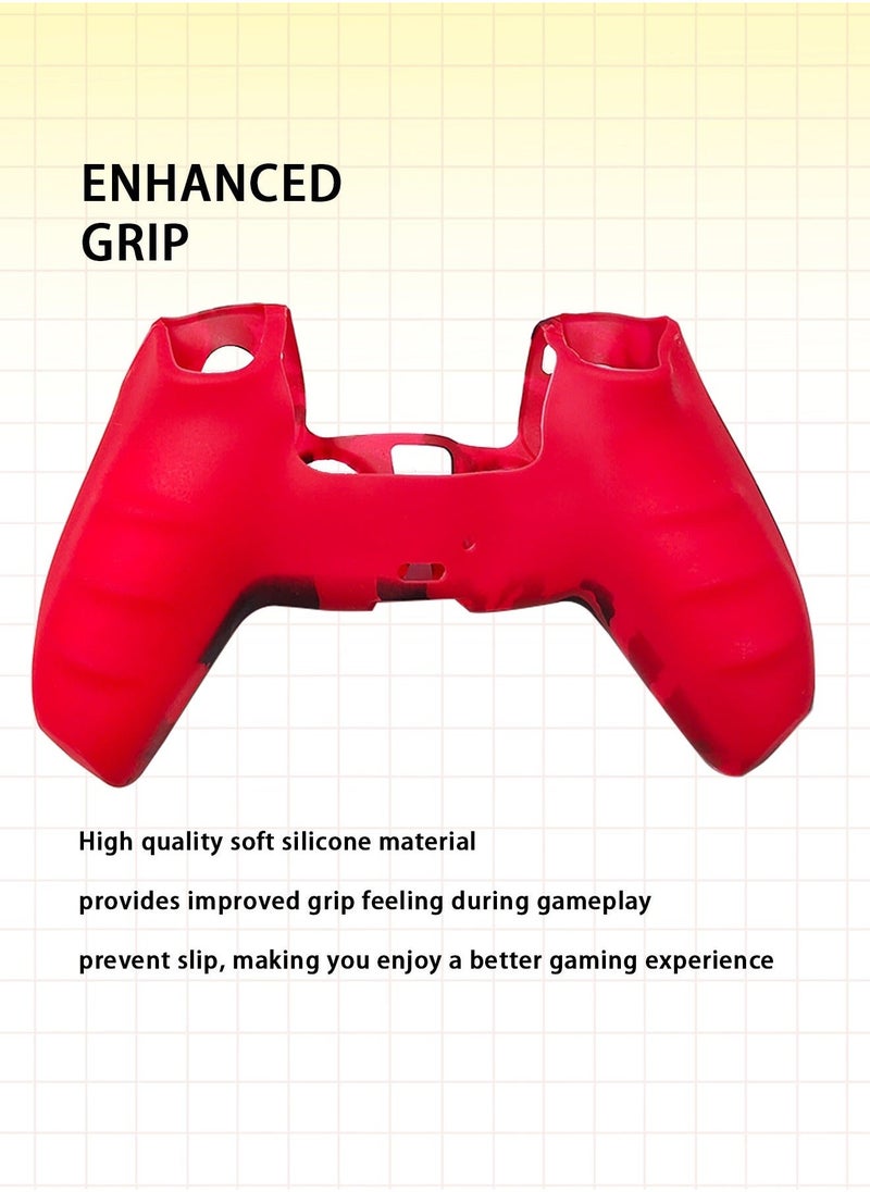 Silicone Shell Accessories For Sony 5 PS5 Wireless Controller Handles With  Ergonomic Soft Ultra-Thin Silicone Protective Cover Gamepad Casefor Playstation 5 DualSense Wireless Controller - Image 2