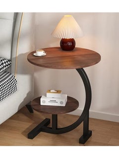 BAIG Sleek C-Shaped Accent Table – Space-Saving Side Table for Office and Living Room  - Image 1