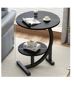 BAIG Sleek C-Shaped Accent Table – Space-Saving Side Table for Office and Living Room  - Image 2