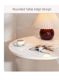 BAIG Sleek C-Shaped Accent Table – Space-Saving Side Table for Office and Living Room  - Image 3