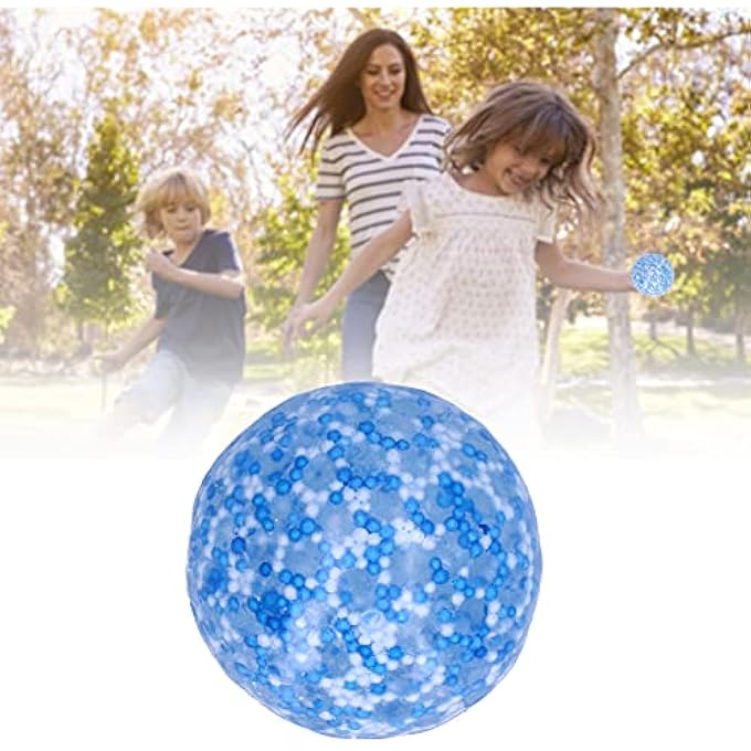 RIZGHWOY Stress Relief Ball Tear Resistant Decompression Toy for Children Above 3 Years Old for Improving Hand-Eye Coordination and Cognitive Development (Blue) - Image 2