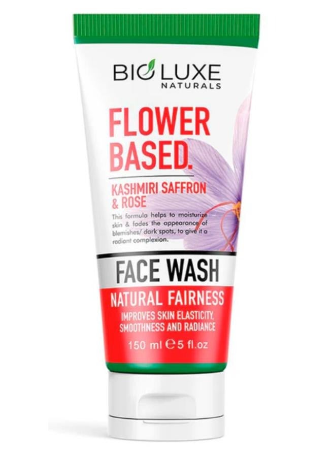 بيولوكس غسول الوجه بيولوكس ناتشورالز بخلاصة الزهور 150 مل، زعفران كشميري وورد، نعومة وإشراقة - Image 1
