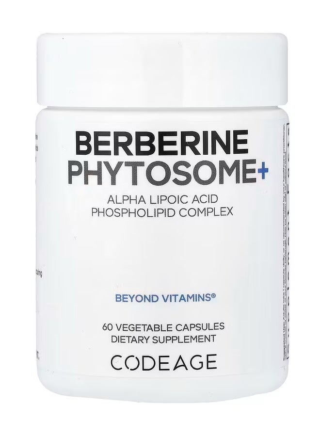 Codeage Berberine Phytosome+, 60 Capsules