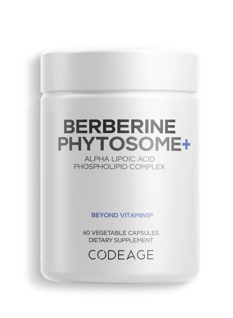 Codeage Berberine Phytosome+, 60 Capsules - Image 1