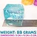 Glow Fever 4pcs Glitter Ice Cubes Colorful Sensory Fidget Toys for Adults Kids Fun Squeeze Ball for Stress Relief Holiday and Birthday Gifts Perfect Party Toy Gift Easter Basket Gift - Image 4