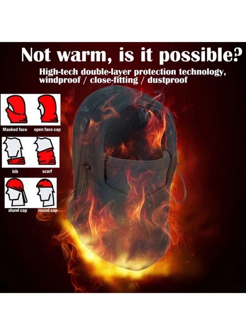 1PCS Full Face Mask Head and Neck Cover for Outdoor Sports Cycling Motorcycle Bike Ski Snowboard Fishing UV Protection Windproof Breathable Adjustable Balaclava - Image 4