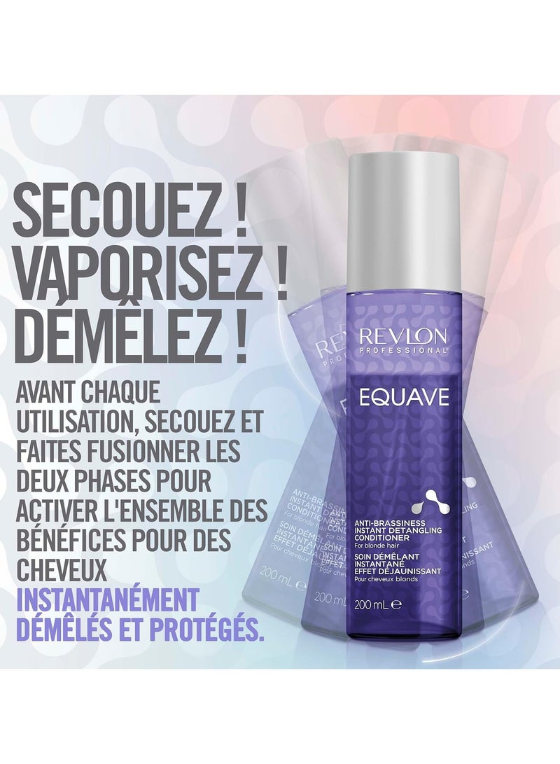 Revlon Equave Anti-Brassiness Instant Detangling Conditioner, 200 ml - Image 3