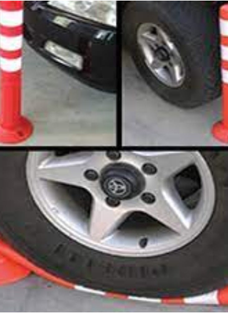 KNP KNP Traffic Safety 75CM Delineator Post in red is designed to enhance road safety and traffic management.  - Image 2
