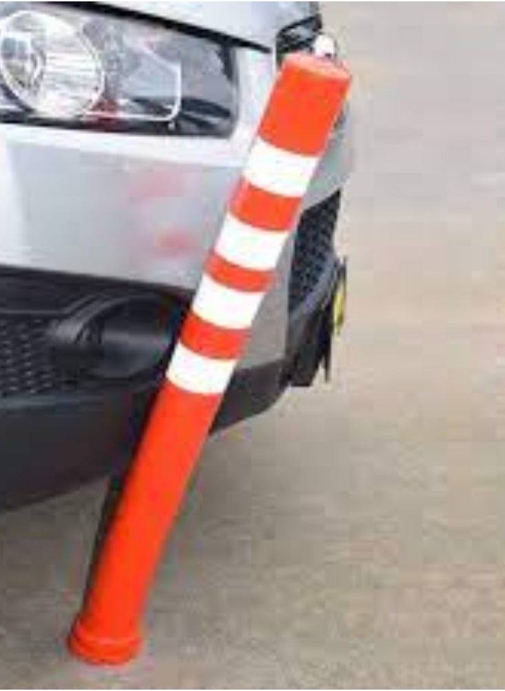 KNP KNP Traffic Safety 75CM Delineator Post in red is designed to enhance road safety and traffic management.  - Image 3