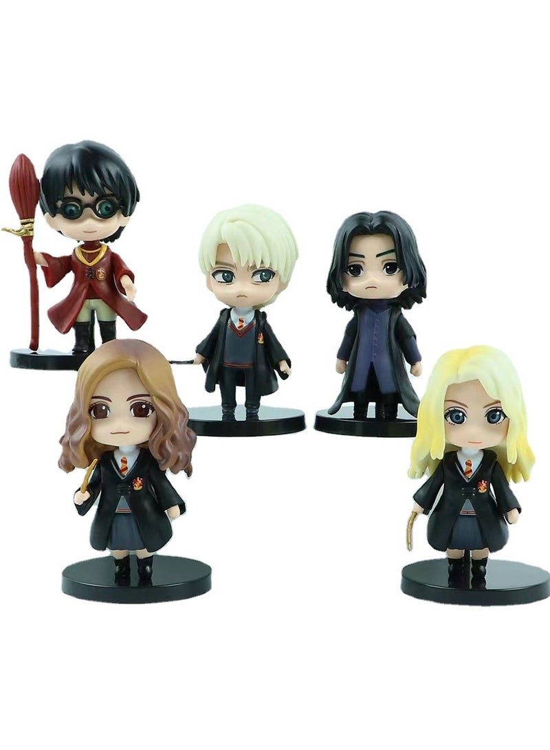 10-Piece Harry Potter Action Figure Toy, Cartoon Realistic Model Ornament High Quality Cartoon Figure Toy for Collection Decoration - Image 3