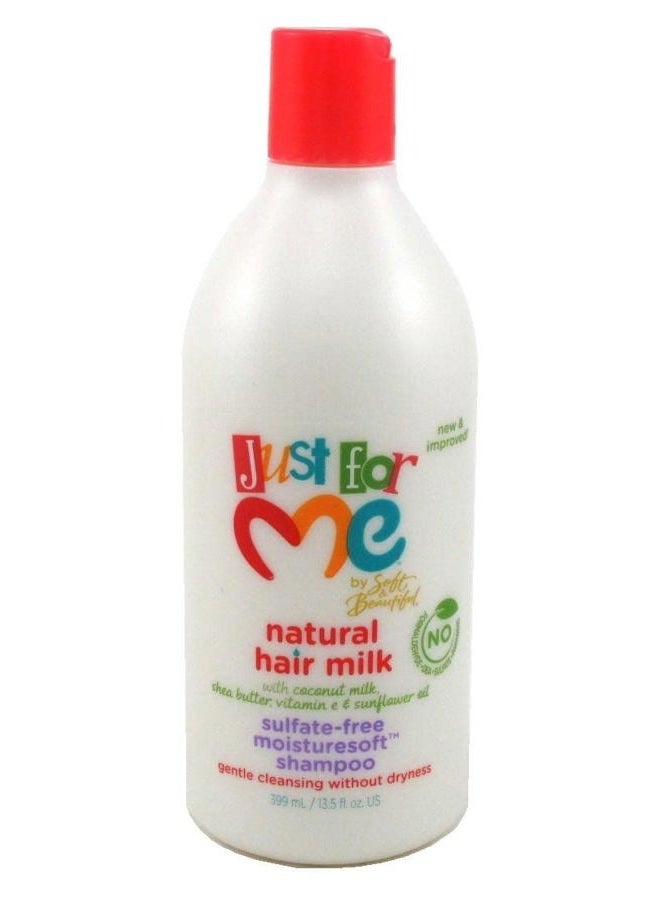 Just for Me Hair Milk Shampoo Moisturizesoft 13.5 Ounce (399ml) (Pack of 3) (JF360132) - Image 4