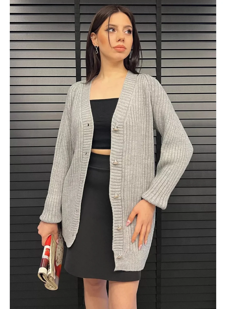 Gülseli Gulseli Knitted Women's Sweater Cardigan