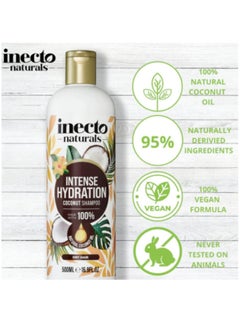 Inecto Naturals Inecto Naturals Coconut Shampoo 500ml  - Image 2
