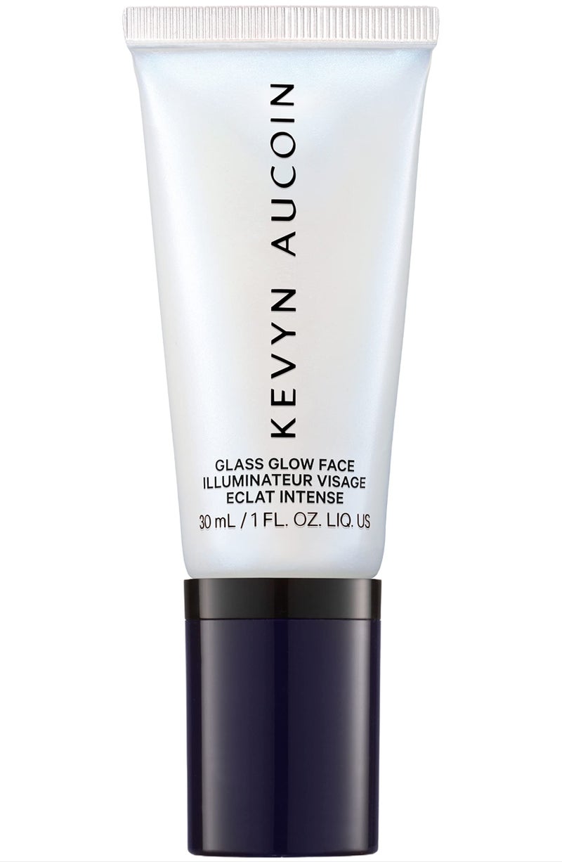 Kevyn Aucoin Glass Glow Face, Crystal Clear: Multi-purpose universal dewy highlighter for face and body. Creates glowing youthful-looking hydrated skin with a glassy complexion. Makeup artist go to. - Image 1