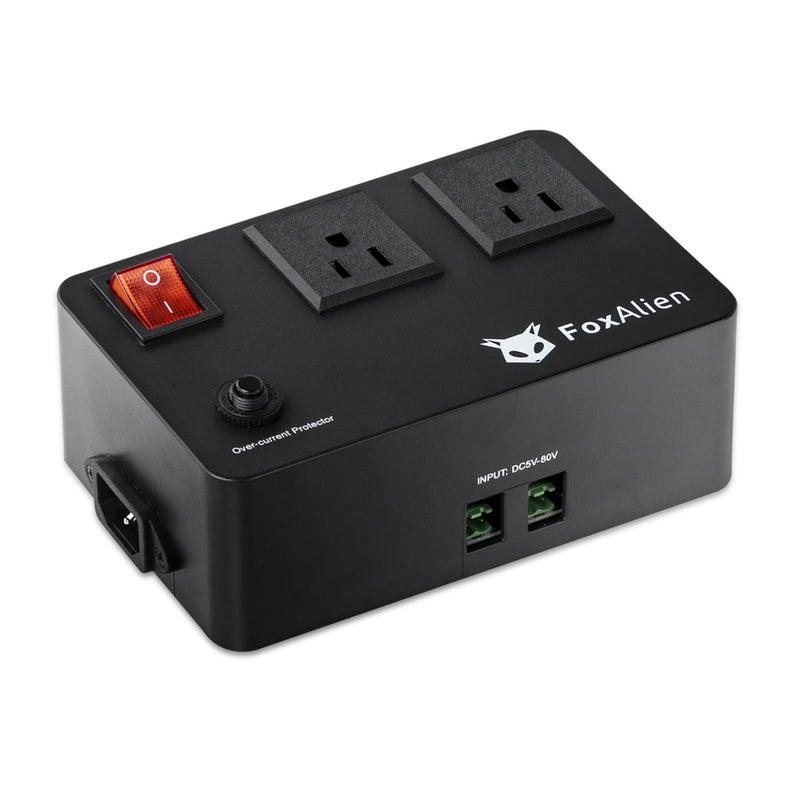 FoxAlien Relay Module Relay Switch for CNC Router Machines, Routers and Dust Collector Synchronously Control (110V US Sockets & Plug, for All FoxAlien Machines) - Image 1